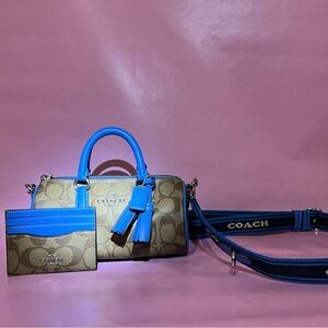 Coach Crossbody + Card Wallet